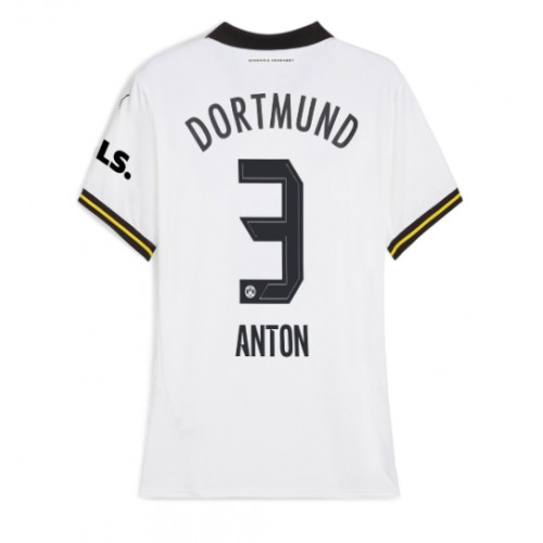 Fotbalové Dres Borussia Dortmund Waldemar Anton #3 Dámské Alternativní 2024-25 Krátký Rukáv